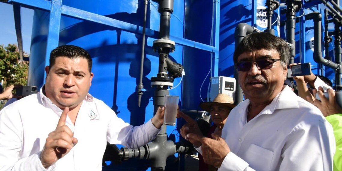 Trabajo coordinado entre Gobierno de Los Cabos y sector empresarial, permite que más de 13 mil habitantes de Cabo San Lucas se vean beneficiados con la operación de una nueva planta potabilizadora de 15 litros por segundo