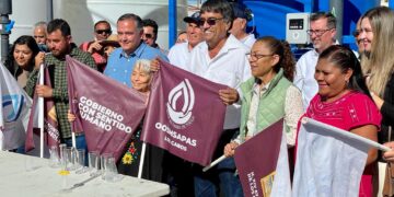 Oscar Leggs Castro encabezó el banderazo y puesta en marcha de la nueva potabilizadora Juárez de 15 litros por segundo de agua potable para beneficio directo de 18 mil 862 habitantes en la zona Centro de Cabo San Lucas