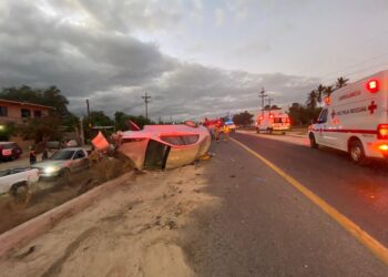 Encontronazo, deja 4 Lesionados en Santa Anita