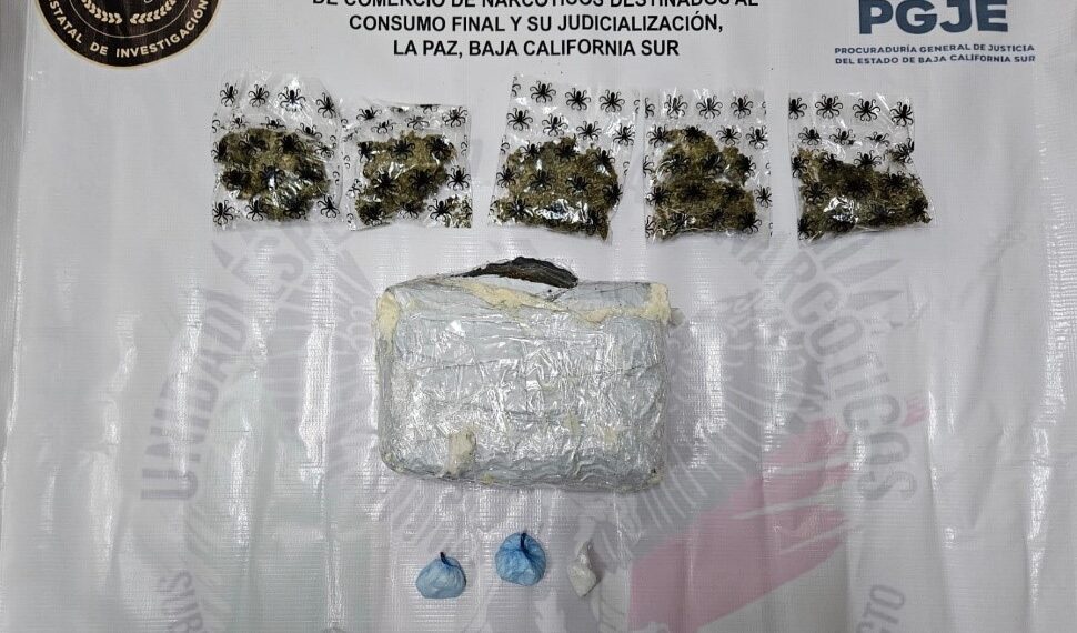 Incautan droga en una casa de La Paz