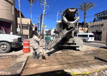 1,331 baches rehabilitados con el programa “Bacheo Tras Fuga” del Oomsapas Los Cabos; exhortan a los habitantes a transitar con precaución