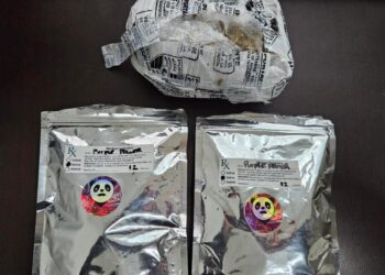 Incautan 640 dosis de “marihuana medicinal” y 120 “grapas” de cocaína, en una paquetería de La Paz