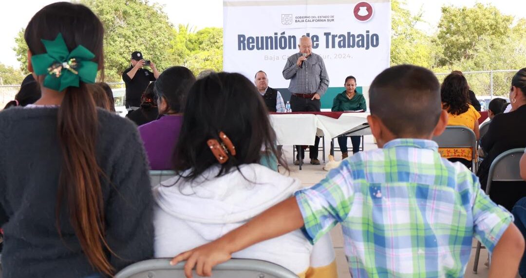 Sostiene Gobernador VMCC, Encuentro con Familias de Conquista Agraria, en La Paz