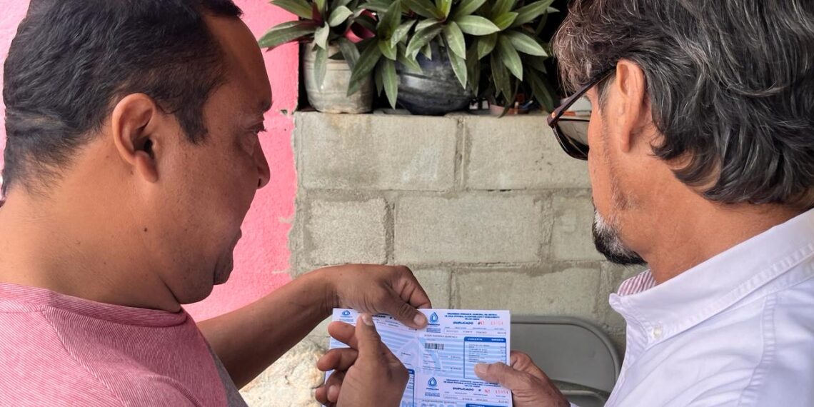 Reconocen habitantes de La Candelaria buena Comunicación y distribución de agua de parte del OOMSAPAS Los Cabos