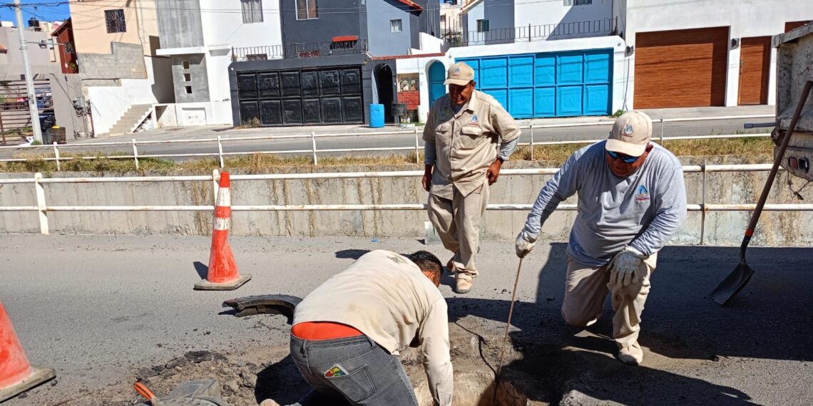 Aseguran el correcto funcionamiento de la red de alcantarillado sanitario con la reposición y rehabilitación de pozos de visita en Cabo San Lucas