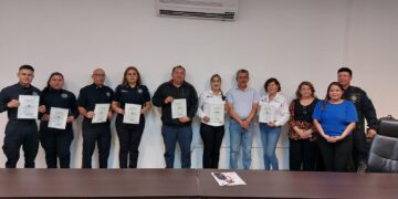 Personal de Seguridad Pública Recibe Cursos de Capacitación