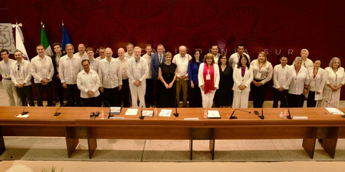 Recibe Gobernador de BCS a Embajadores de la Unión Europea