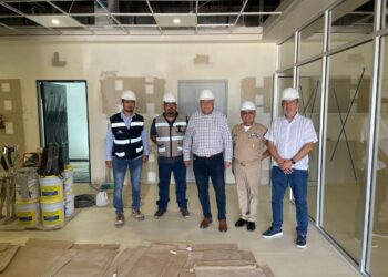 Recorre Gobernador de BCS, Instalaciones del Hospital General en Santa Rosalía