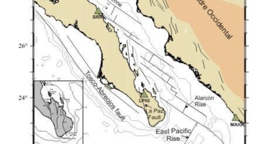 Sismicidad histórica de Baja California Sur; En 1973  ocurrió temblor de 7.0 grados