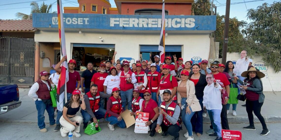 Ciudadanía receptiva a propuestas presentadas y en franco apoyo a Claudia Sheinbaum: Luis Armando Diaz