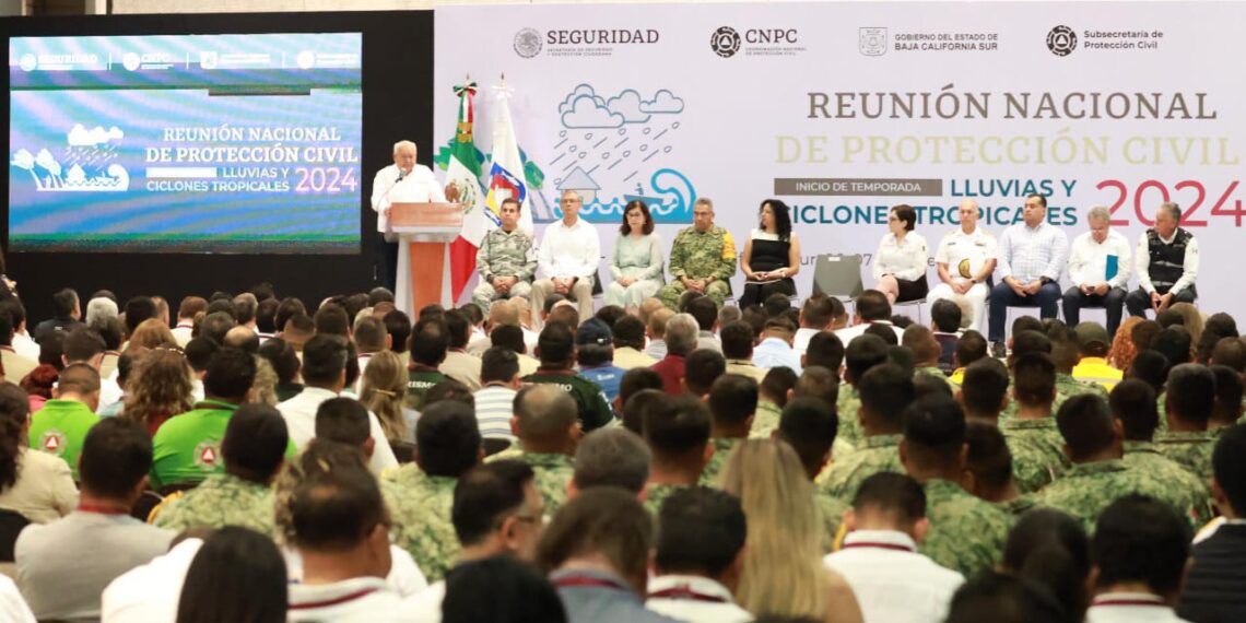 Inaugura Gobernador de BCS, Reunión Nacional de Protección Civil 2024