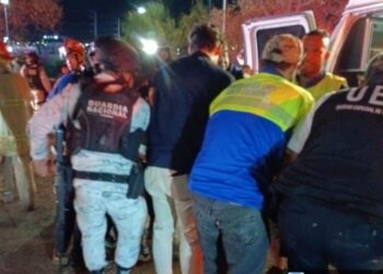 Mueren 9 personas, por desplome de templete en evento de Álvarez Máynez, en Nuevo León