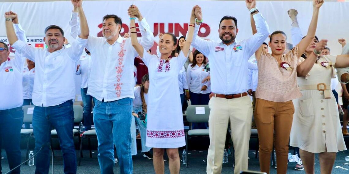 Christian Agúndez  cuenta con el respaldo del pueblo y será el próximo presidente municipal de Los Cabos”: Claudia Sheinbaum