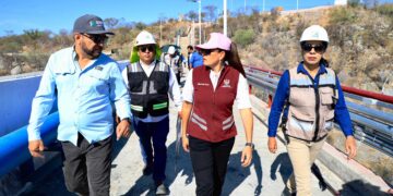 Avanza 85% la obra de toma de la planta potabilizadora de la presa de la Buena Mujer