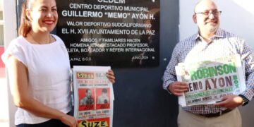 Develan placa en honor al boxeador Guillermo “Memo” Ayón en el CEDEM