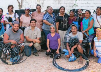 Fortalecen con la entrega de equipos el Programa Huertos de Traspatio en La Paz