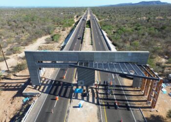 Presenta obra de acceso al sur de la ciudad 80% de avance