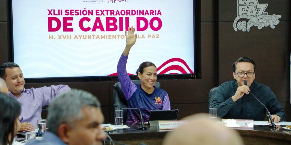 Aprueba Cabildo recinto oficial para el Tercer Informe del H. XVII Ayuntamiento de La Paz