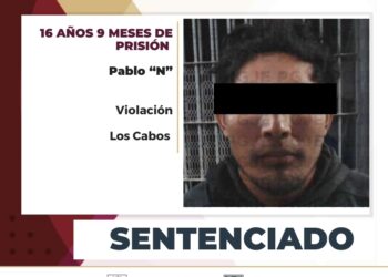 Dan 16 Años de Cárcel a Violador; Cometió el delito  en un domicilio de la colonia Las Palmas en Cabo San Lucas