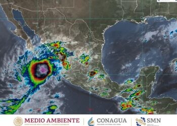 CONAGUA: Para mañana viernes se prevén lluvias  torrenciales en BCS, debido a la nubosidad de Ileana