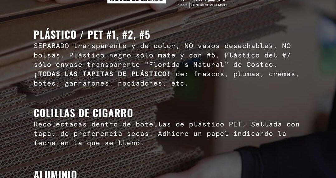 A través de su “Taller de Gestión de Residuos” el Centro Comunitario busca concientizar a la población sobre el manejo correcto de los residuos