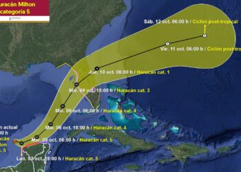 Alerta Máxima, en Yucatán, Ante la proximidad del Huracán Milton, categoría 5; Decretan suspensión de actividades No Esenciales para todo el estado