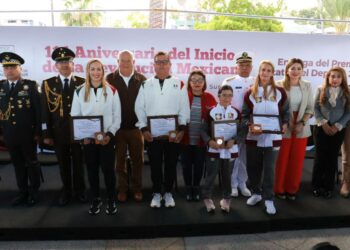 Con Desfile Cívico-Deportivo Gobernador Conmemora el CXIV Aniversario de la Revolución Mexicana