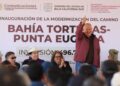 Consolida el gobierno de VCC más conectividad y seguridad al inaugurar la carretera Bahía Tortugas – Punta Eugenia