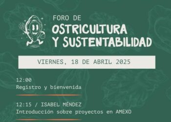 Acompáñanos el *viernes 18 de abril de 12-2pm* en Veleros Beach Club al primer *Foro de Ostricultura y Sustentabilidad.*