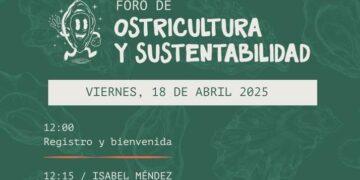 Acompáñanos el *viernes 18 de abril de 12-2pm* en Veleros Beach Club al primer *Foro de Ostricultura y Sustentabilidad.*