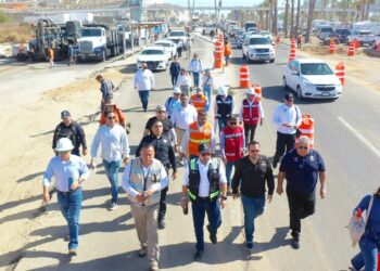 En obra de paso a desnivel, Supervisión permanente tratando de afectar lo menos posible a la ciudadanía: Christian Agúndez