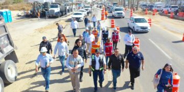 En obra de paso a desnivel, Supervisión permanente tratando de afectar lo menos posible a la ciudadanía: Christian Agúndez