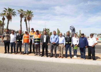 Realiza alcalde Christian Agúndez análisis técnico ante inicio de obras de paso a desnivel en glorieta de Fonatur