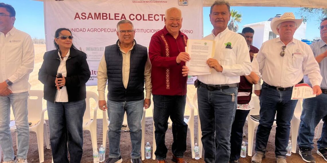 Reitera el gobernador Víctor Castro compromiso con productores pecuarios durante gira de trabajo en Comondú