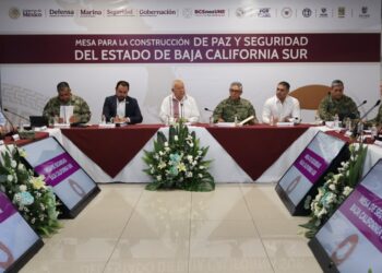 Refuerzan la coordinación interinstitucional para garantizar la seguridad y paz en Baja California Sur