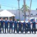 Sale brigada de bomberos de San José del Cabo en apoyo a Bomberos de Tecate por fuertes incendios forestales