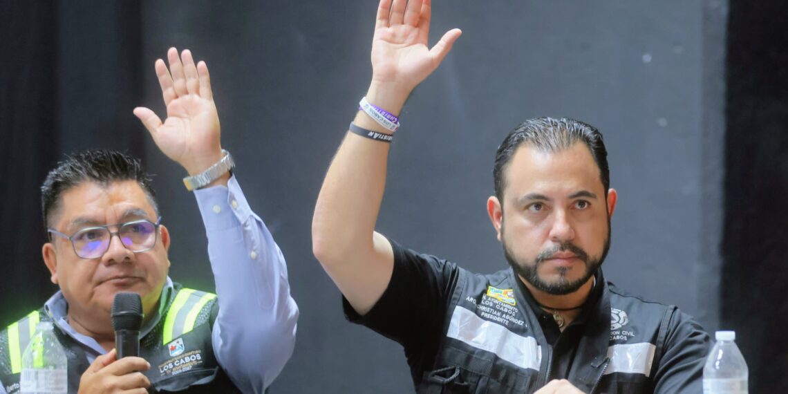 Analiza Consejo Municipal de Protección Civil de Los Cabos medidas preventivas por efectos de “Flossie”