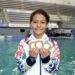 Conquista la clavadista Cinthya Moreno tres preseas de oro para BCS
