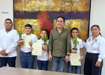 Se reúne regidor Andrés Liceaga con integrantes del Cabildo Infantil: analizan propuestas en materia ambiental