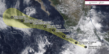Tormenta Tropical “Ivo”, frente a las Costas de Guerrero y Oaxaca