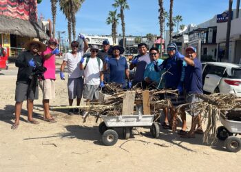 Ponen el ejemplo: Limpian, Andador turístico