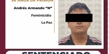 Le dan 30 años de Cárcel por Feminicidio; privó de  la vida a la víctima, con un objeto punzocortante