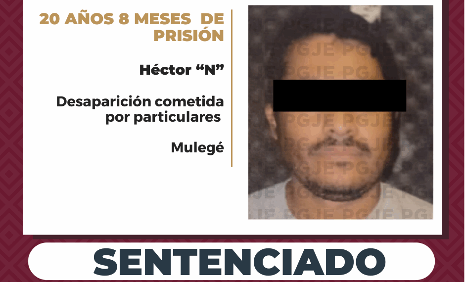 Hasta el 2045, saldrá de la cárcel; Secuestró y asesinó a una persona en Mulege: lo Sepultó, en una fosa clandestina