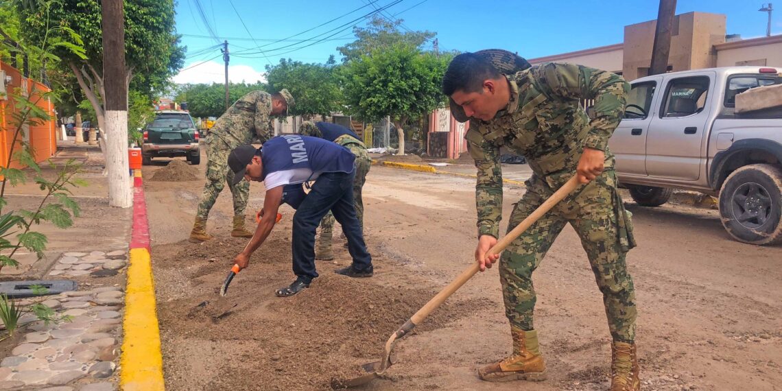 Activan Fase de Recuperación del Plan Marina en los municipios de Mulegé y Loreto, BCS, tras los efectos de  Tormenta Tropical Lorena