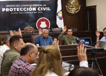 Permanece atento el Consejo Estatal de Protección Civil de BCS al comportamiento de “Priscilla”