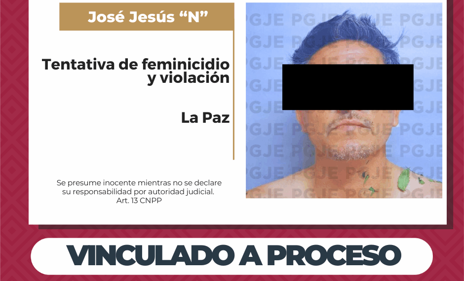 ¡De Cara con la Justicia:  Vinculado a Proceso Contra Imputado por Tentativa de Feminicidio y Violación ¡