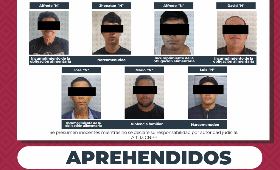 No Podrán “Celebrar” el Halloween; Detienen a 7 por Diversos Delitos