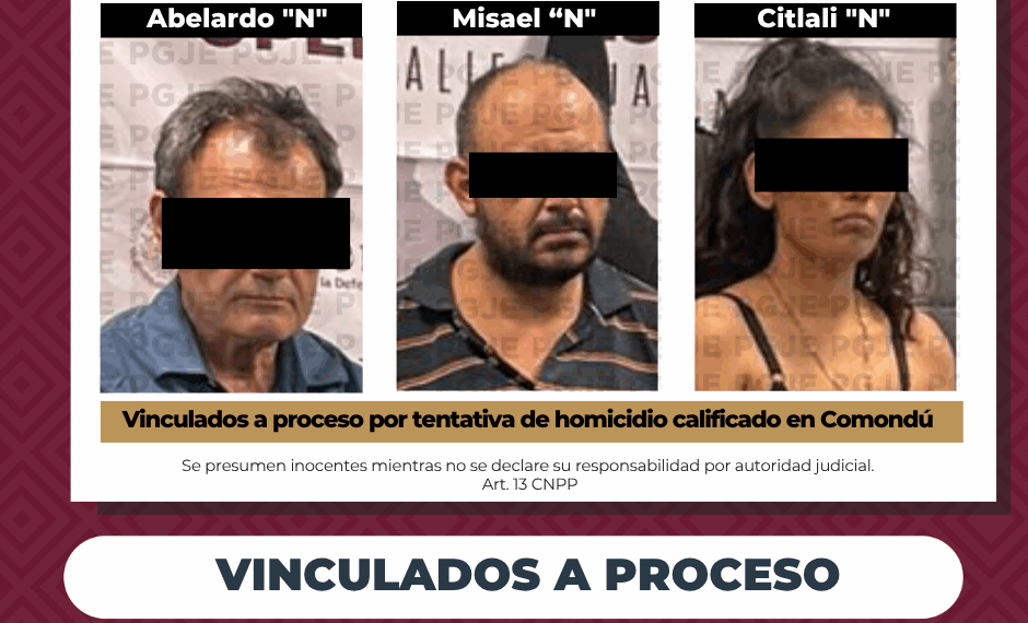 A Balazos Intentaron Asesinar a 2 Agentes de Investigación Criminal; Ahora, los Agresores, son Vinculados a Proceso por Homicidio en Grado de Tentativa