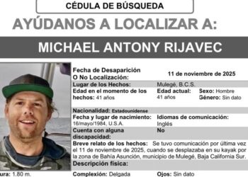 Desaparece “Gringo”, con todo y su Kayak, en Mulegé