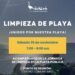 Invitan a jornada de limpieza de playa este 29 de noviembre
